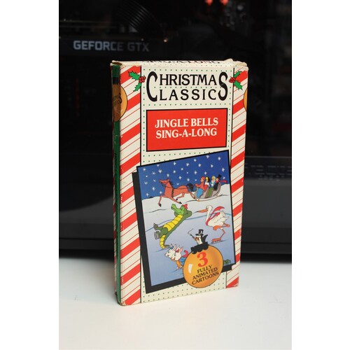 Christmas Classics: Jingle Bells Sing-Along Cartoons Vhs 1991 V