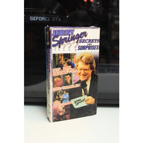 Jerry Springer: Secrets & Suprises! (Vhs, 1998) VHS