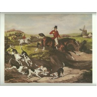 Lot of 4 (9 x 11) Art Print SP421 Bernard Picture Co. - The Fox Hunt