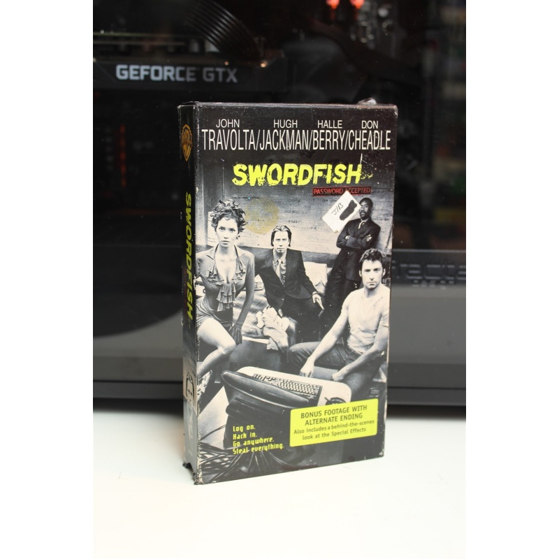 Swordfish VHS Thriller; Crime; Action