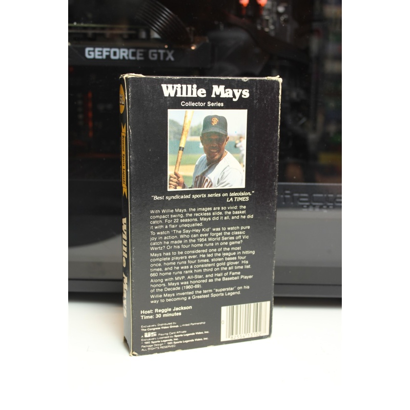 Great Sports Legends Willie Mays VHS