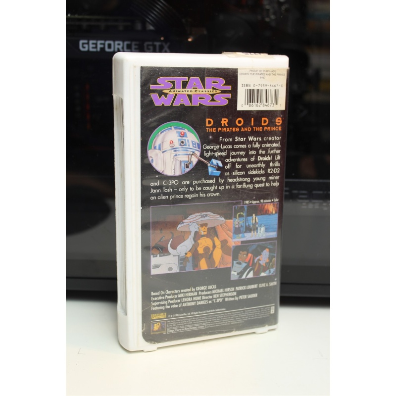 Star Wars Animated Adventures: Droids VHS Animation; Comedy; Ad
