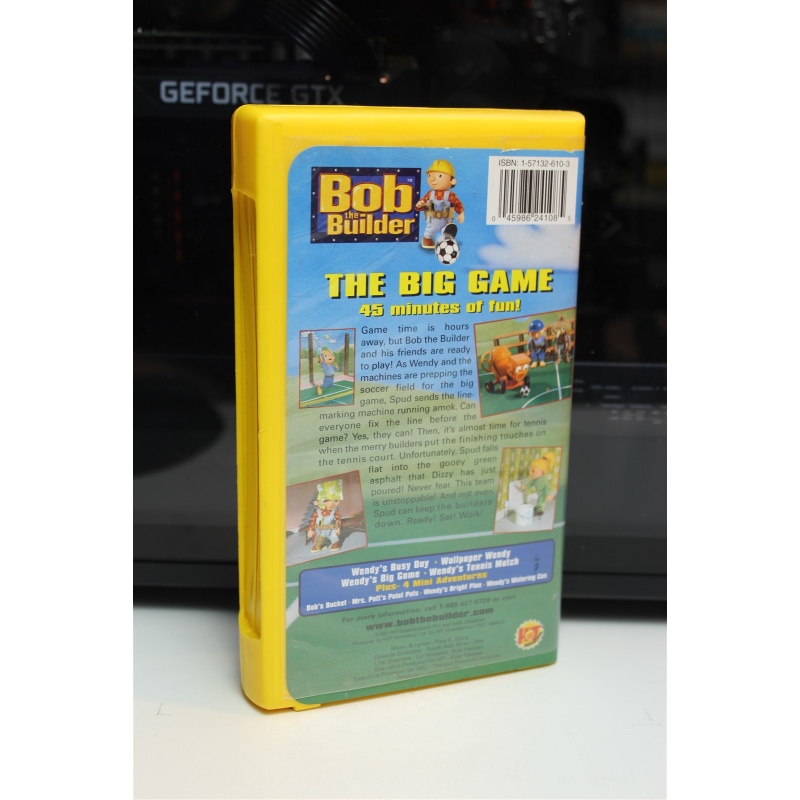 Bob The Builder: The Big Game VHS Family