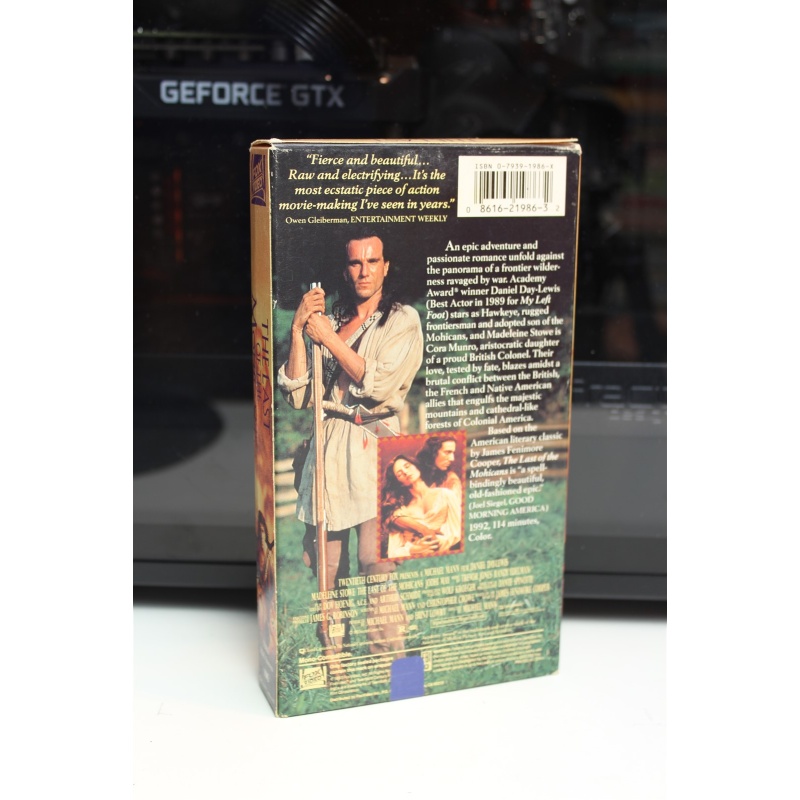 The Last Of The Mohicans VHS Drama; Adventure; War; Romance; Ac