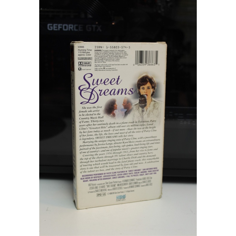 Sweet Dreams VHS Drama; Music; Musical; Biography
