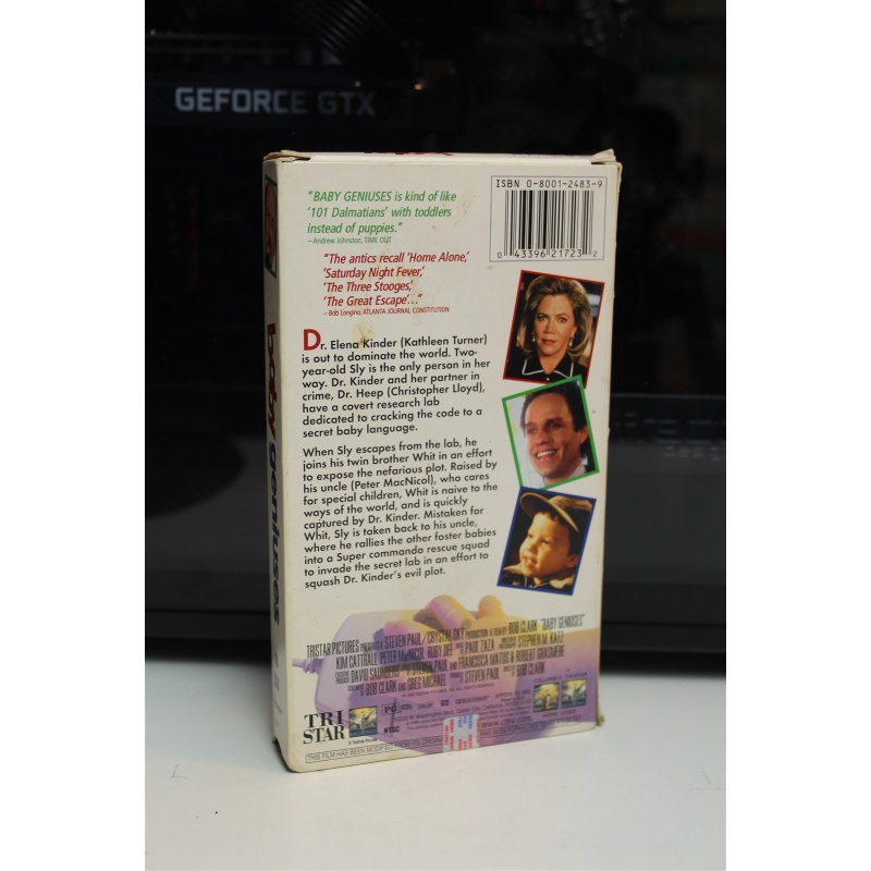Baby Geniuses VHS Comedy; Family; Science Fiction; Crime