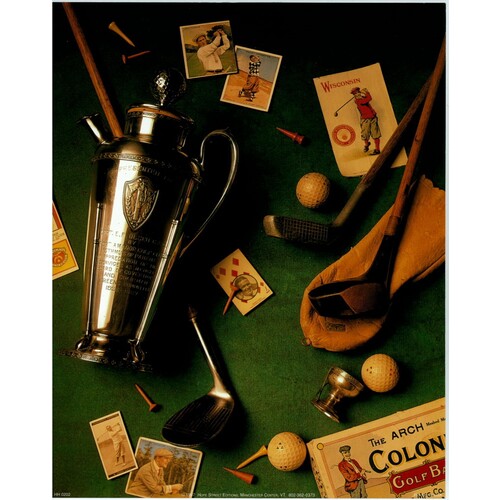 (8 x 10) Art Print HH0202 Michael Harrison Golfing