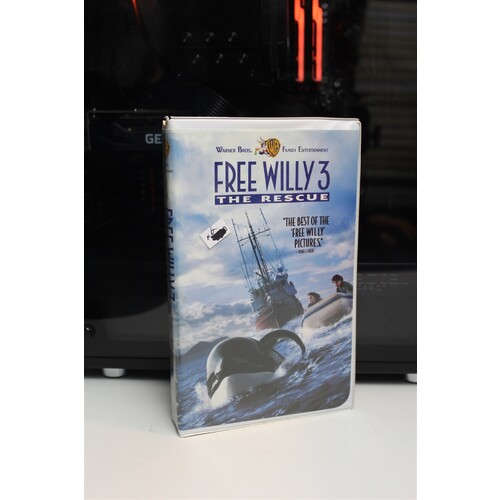 Free Willy 3: The Rescue VHS Drama; Adventure; Family