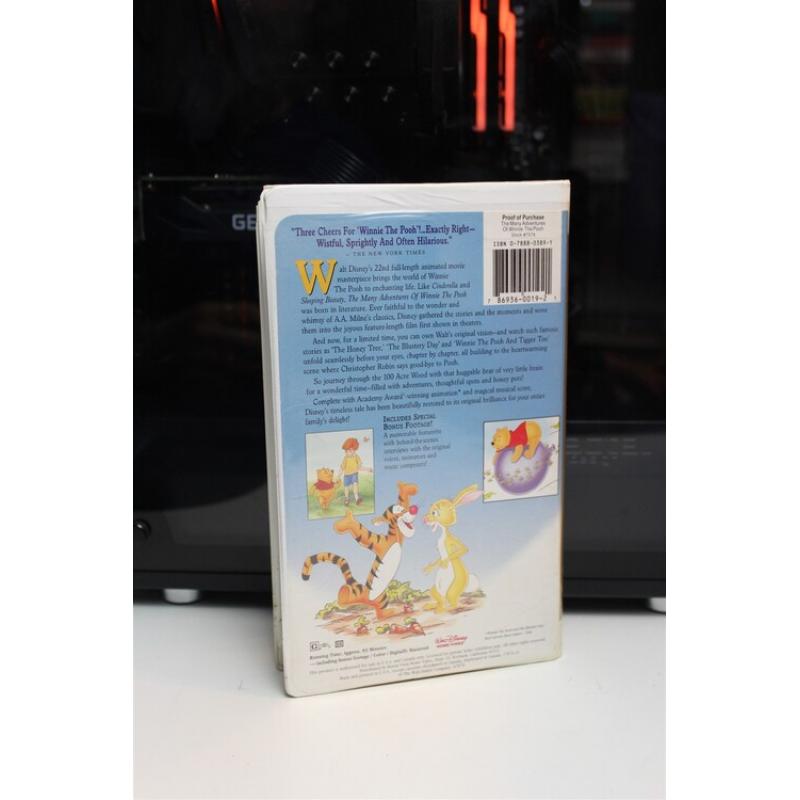 The Many Adventures Of Winnie The Pooh VHS Animation; Comedy; A 