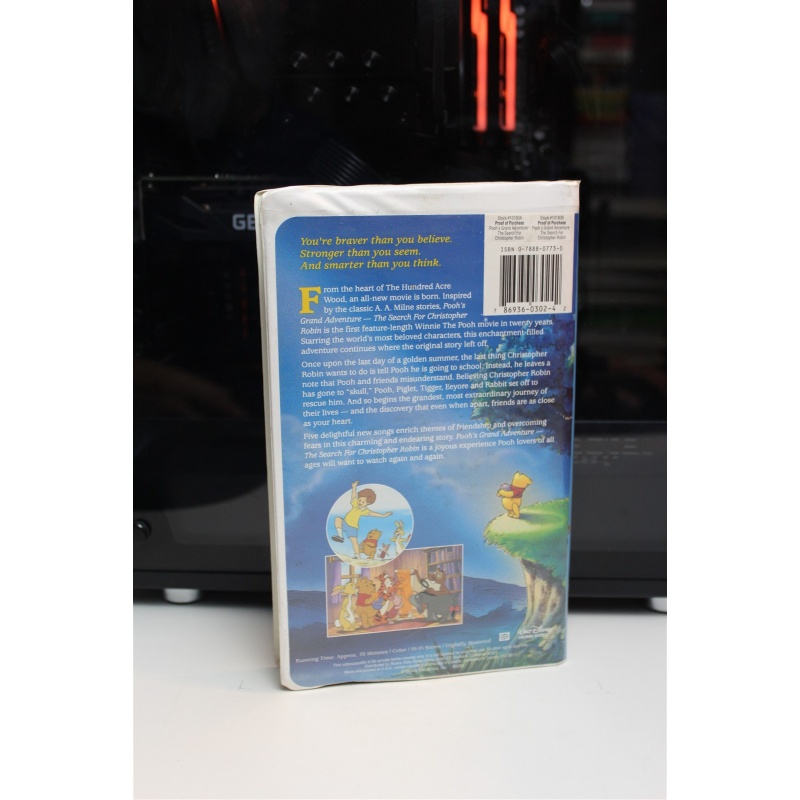 Poohs Grand Adventure: The Search For Christopher Robin VHS An