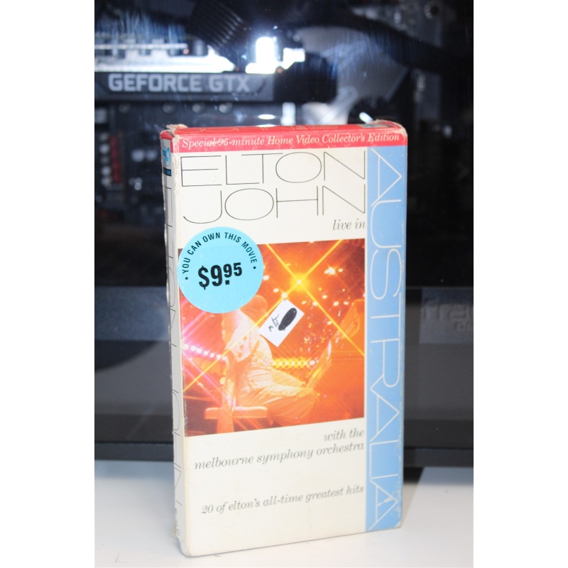 Elton John In Australia VHS Music
