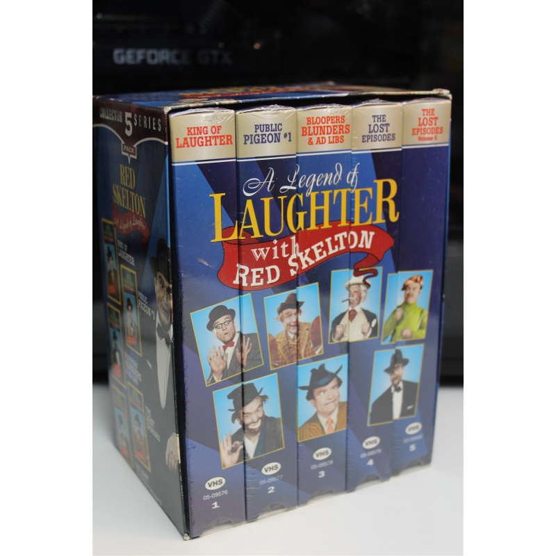 Legend Of Laughter - Red Skelton - Collector Series 5 Pack VHS Buy 3/Get 7 Free