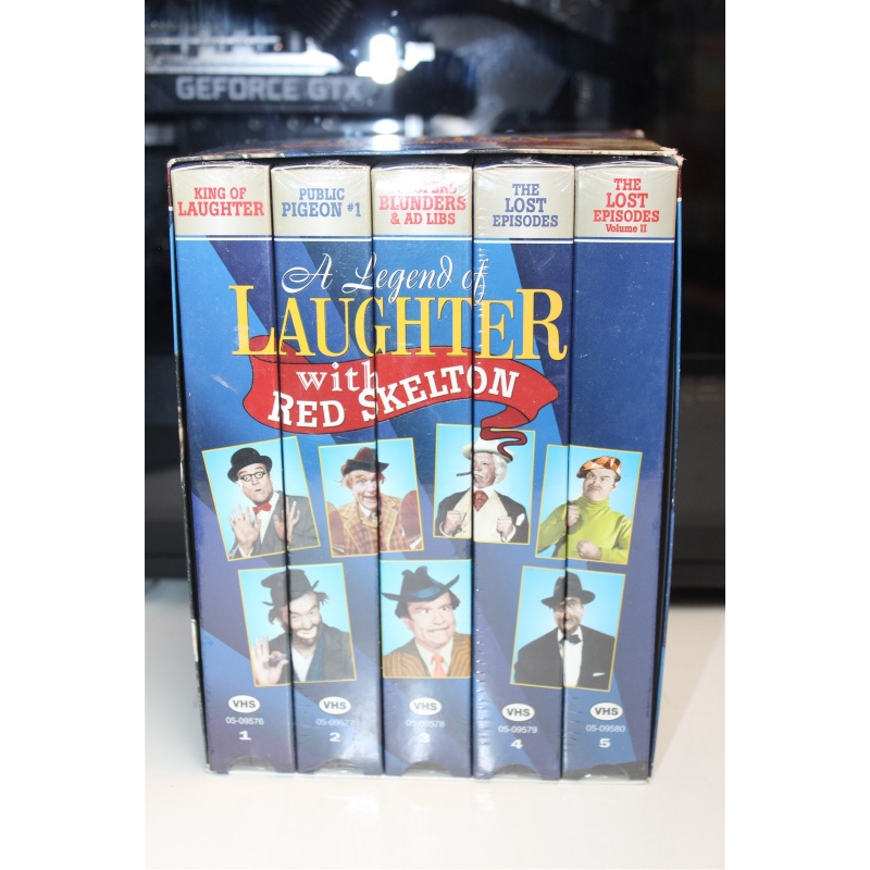 Legend Of Laughter - Red Skelton - Collector Series 5 Pack VHS Buy 3/Get 7 Free