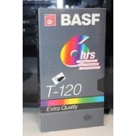 BASF T-120 Extra Quality 6 Hours VHS Video Tape 