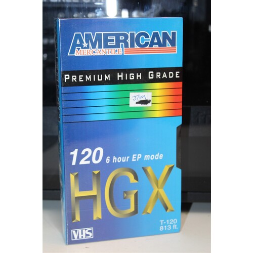 American Mercantile Premium High Grade T-120 VHS Video Tape