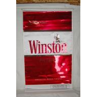 Winston Cigarette Advertising Satin Banner 47" x 28" - 1991 R.J. Reynolds New