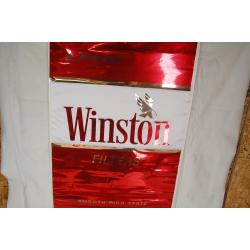 Winston Cigarette Advertising Satin Banner 47" x 28" - 1991 R.J. Reynolds New