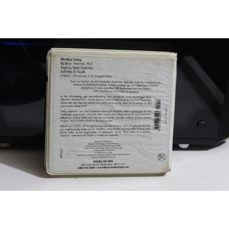 Mindless Eating : Why We Eat More Than We Think by Brian Wansink (2006, CD)