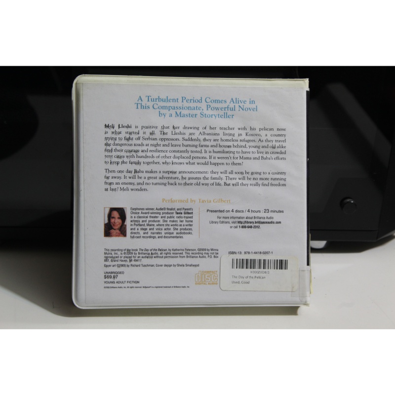 The Day of the Pelican by Katherine Paterson (2009, CD, Unabridged)