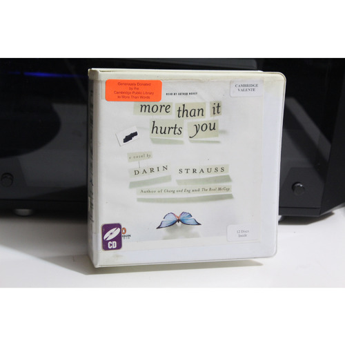 More Than It Hurts You by Darin Strauss (2008, CD, Unabridged)