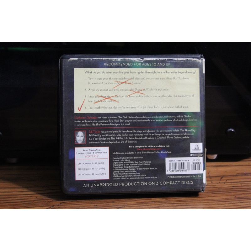 Ida B by Katherine Hannigan (CD)