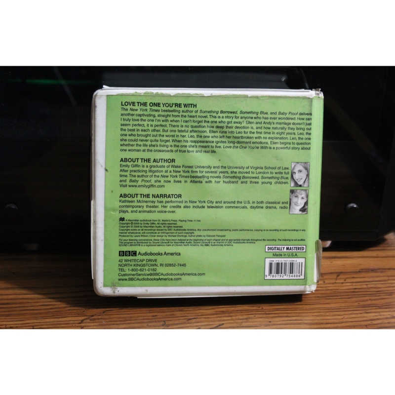 Love the One Youre With by Emily Giffin (2008, CD, Abridged)