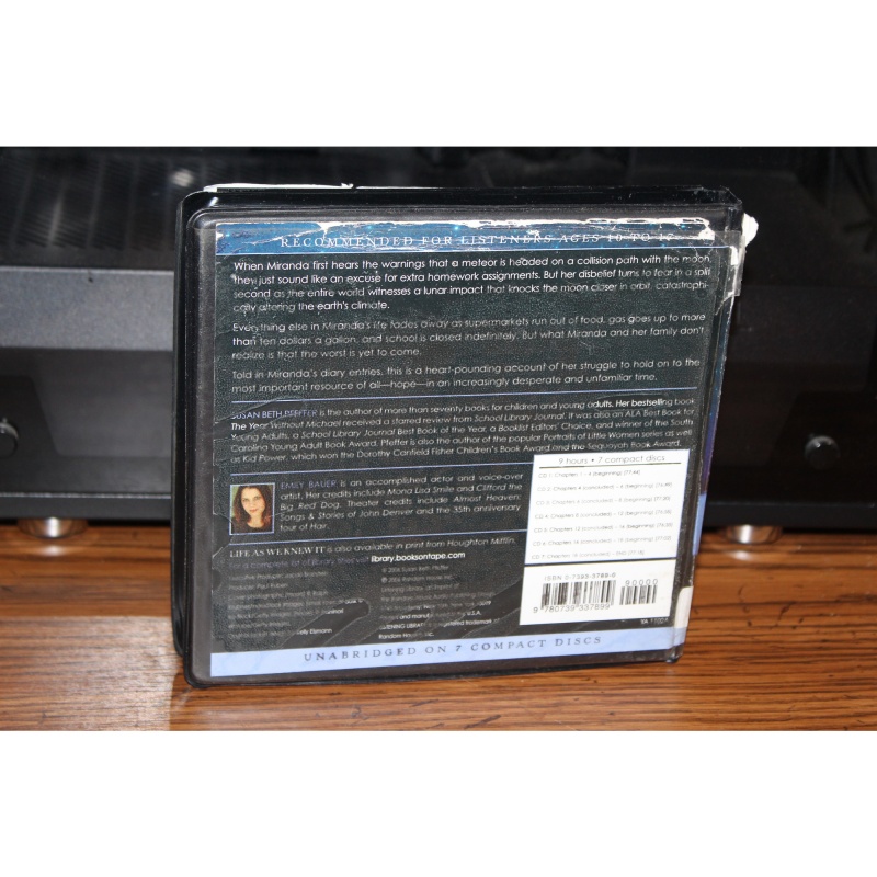 Life As We Knew It by Susan Beth Pfeffer (CD, Unabridged)