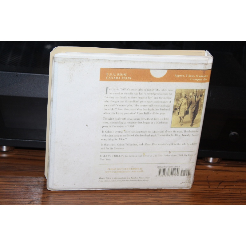 About Alice by Calvin Trillin (2006, CD, Unabridged)