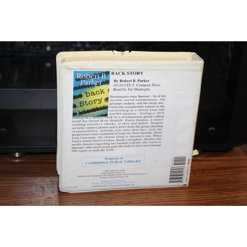 Spenser Ser.: Back Story by Robert Parker (2003, CD)