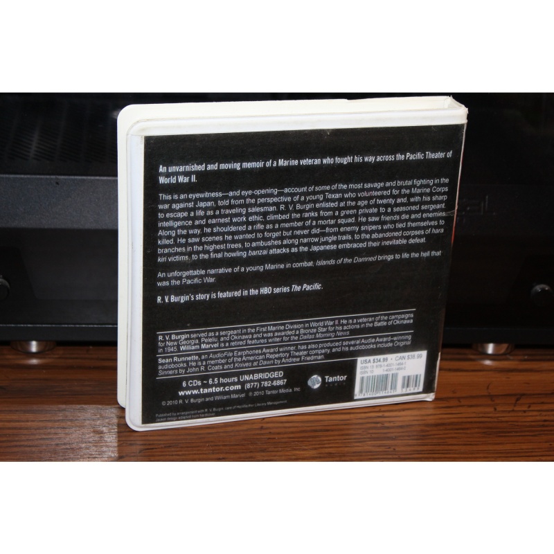 Islands of the Damned : A Marine at War in the Pacific - Marvel & Burgin 2010 CD