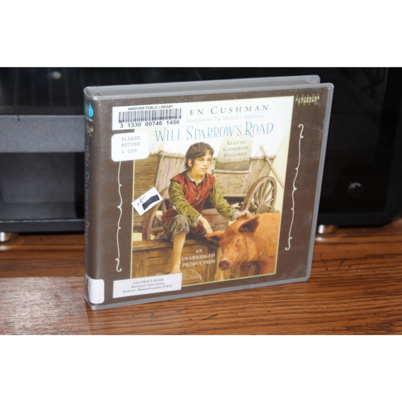Will Sparrows Road by Karen Cushman (2012, CD)