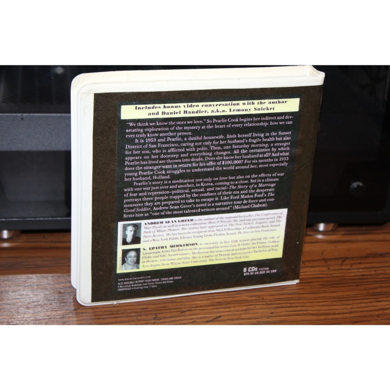 The Story of a Marriage by Andrew Sean Greer (2008, CD)