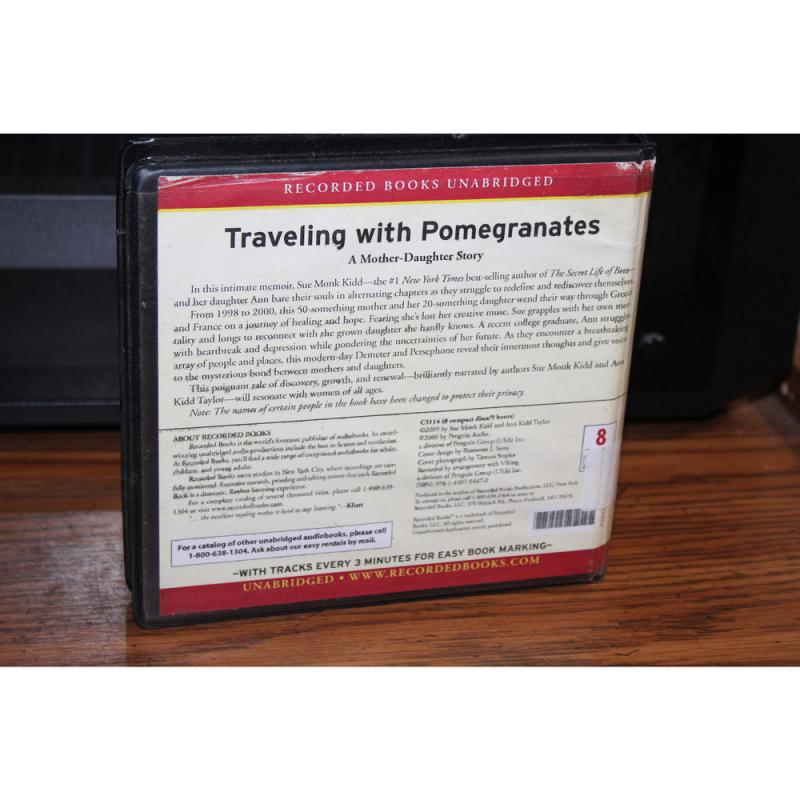 Traveling with Pomegranates : A Mother-Daughter Story by Kidd (2009, CD)
