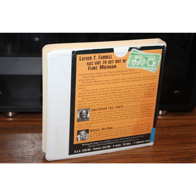 Bucking the Sarge by Christopher Paul Curtis (2004, CD)