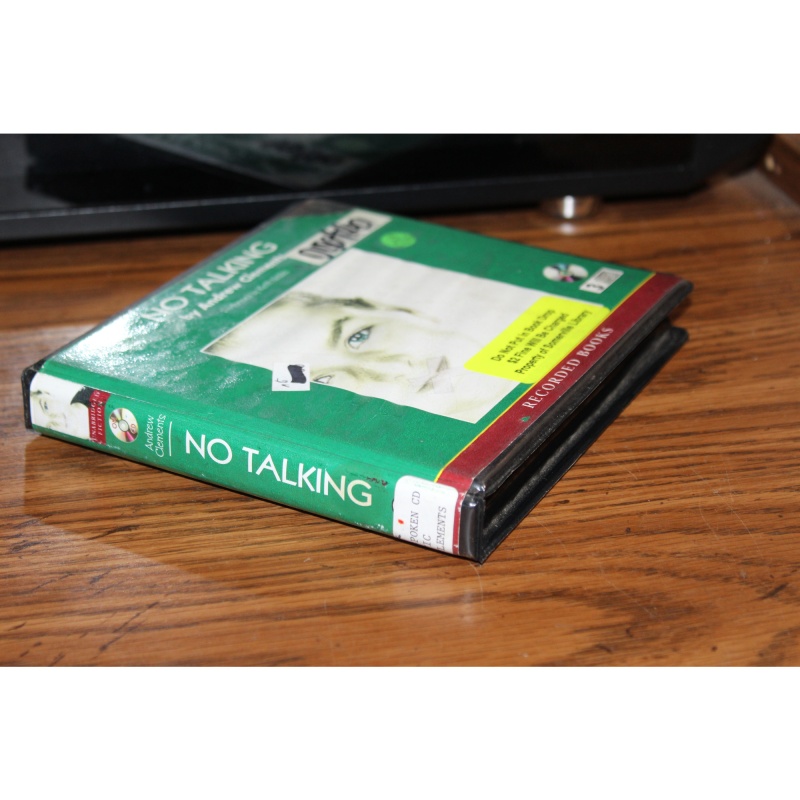 No Talking by Andrew Clements (2007, CD)