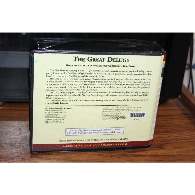 The Great Deluge : Hurricane Katrina, New Orleans by Douglas Brinkley (2006, CD)