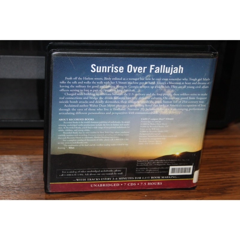 Sunrise over Fallujah by Walter Dean Myers (2008, CD)