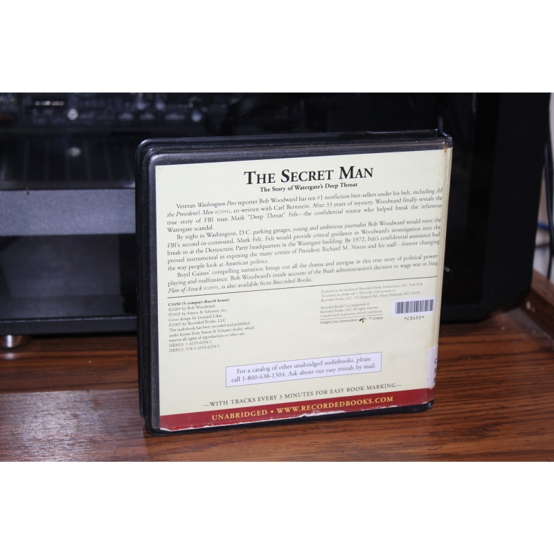 The Secret Man : The Story of Watergates Deep Throat by Bob Woodward (2005, CD)