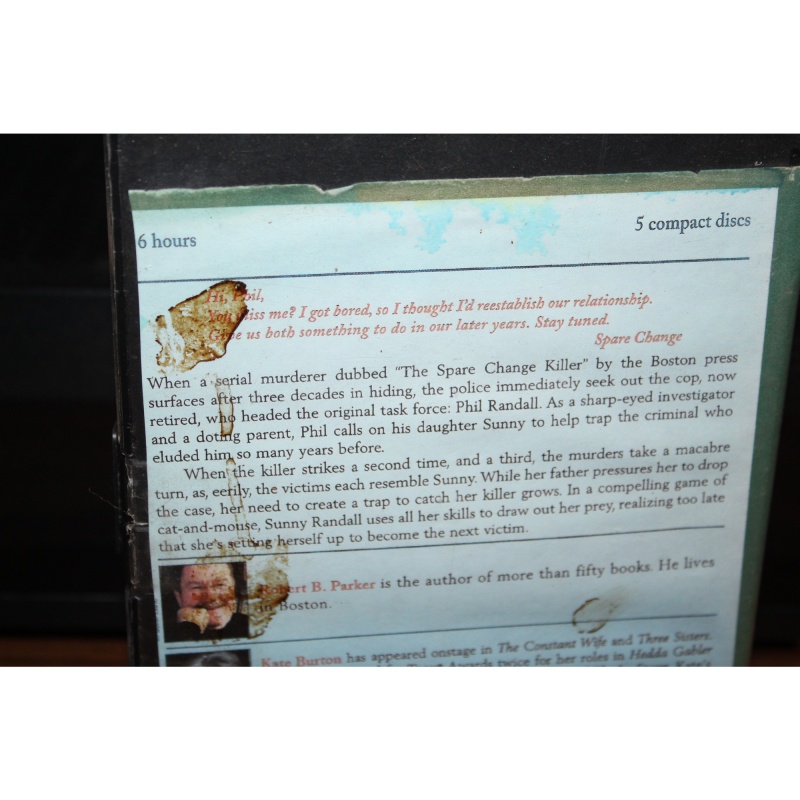 Sunny Randall Ser.: Spare Change by Robert Parker (2007, CD)