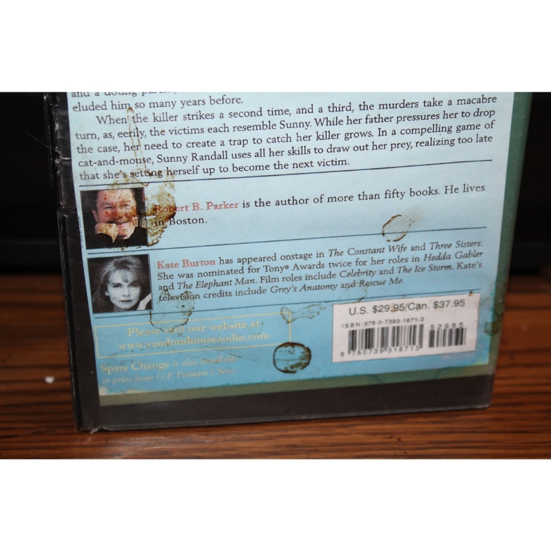 Sunny Randall Ser.: Spare Change by Robert Parker (2007, CD)