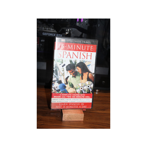 15-Minute Spanish by Dorling Kindersley Publishing Staff (2005, Trade Paperback)