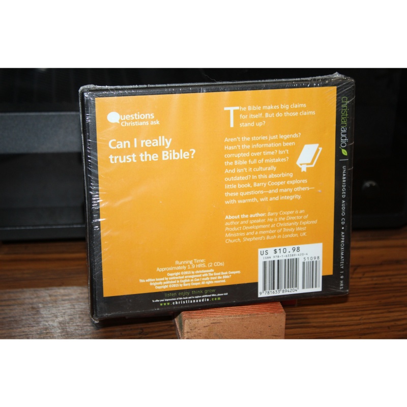 Questions Christians Ask Ser.: Can I Really Trust the Bible? by Barry Cooper CD