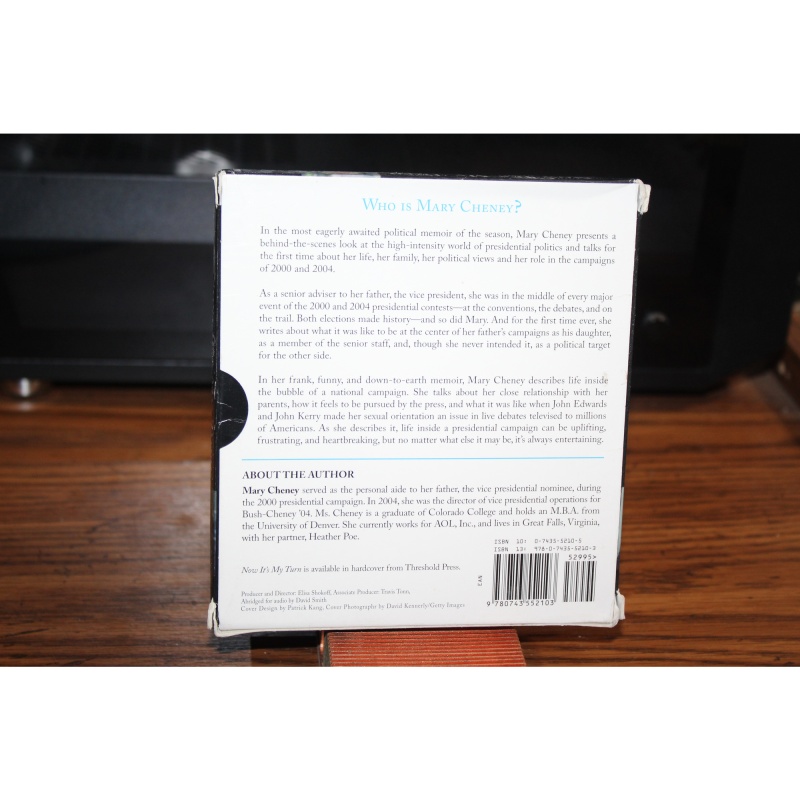 Now Its My Turn : A Daughters Chronicle of Political Life by Mary Cheney (CD)