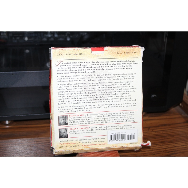 The Cotton Malone Ser.: The Templar Legacy by Steve Berry (2006, CD)