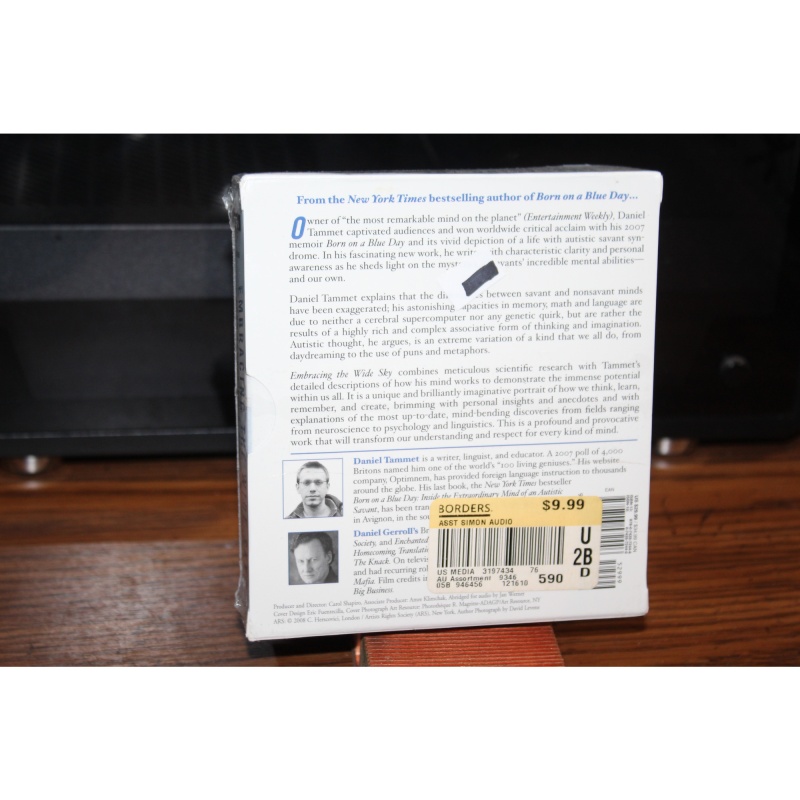 Embracing the Wide Sky : A Tour Across the Horizons of the Mind by Tammet (CD)