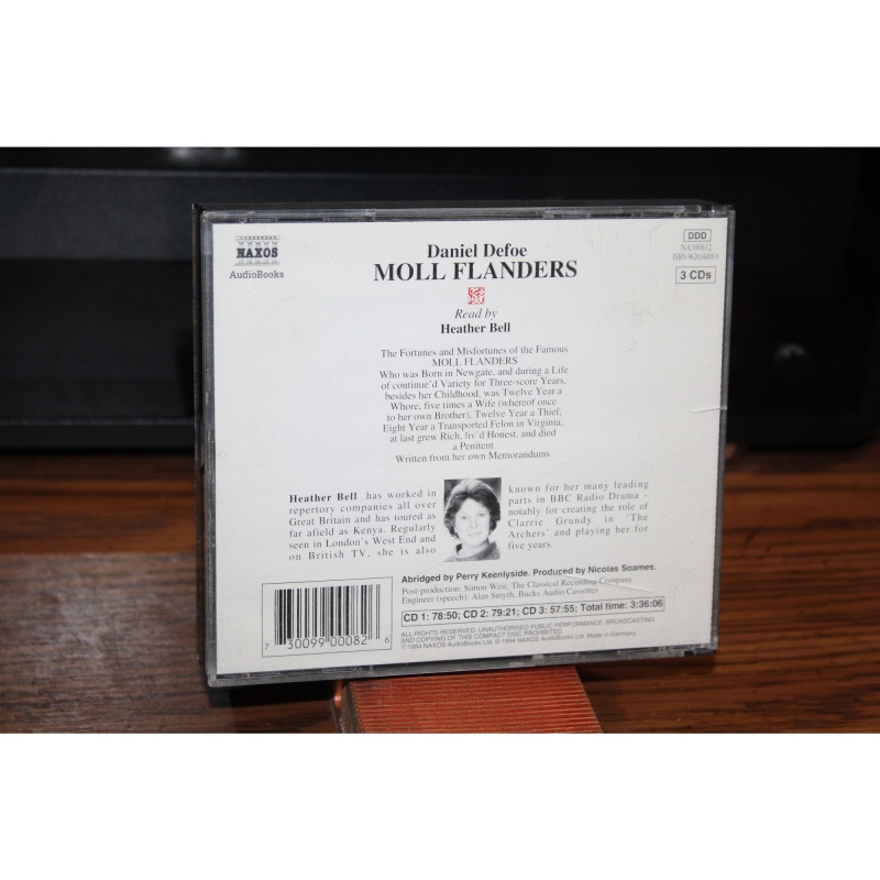 Moll Flanders by Daniel Dafoe (2013, CD)