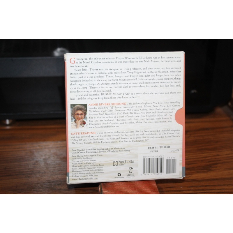 Burnt Mountain by Anne Rivers Siddons (2012, CD)