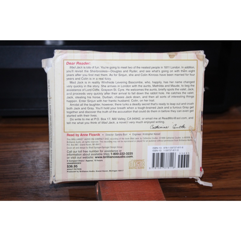 Bride Ser.: Mad Jack by Catherine Coulter (2006, CD)