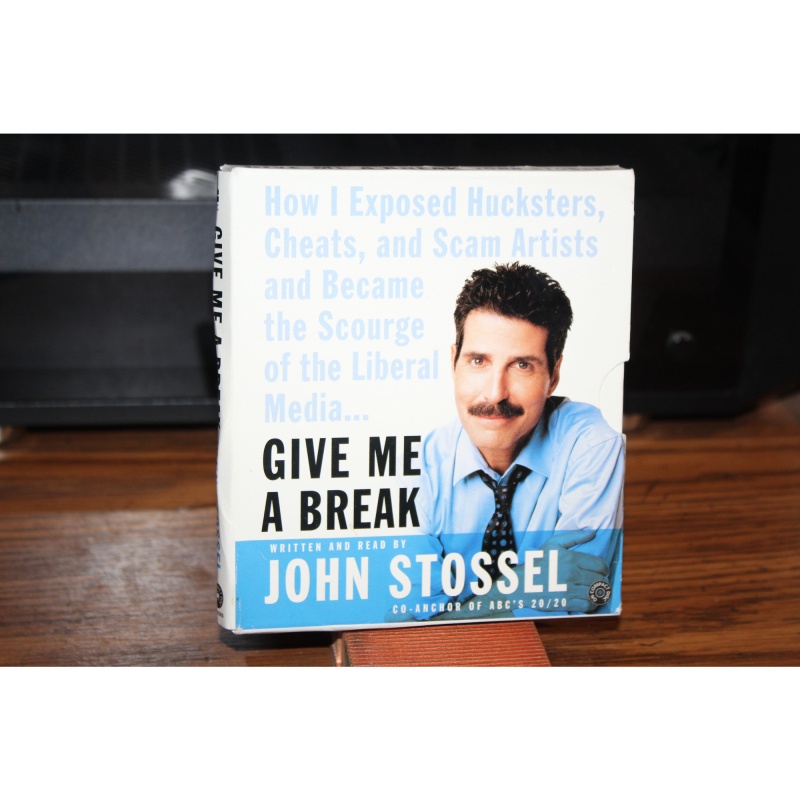 Give Me a Break : How I Exposed Hucksters  by John Stossel (2004, CD)