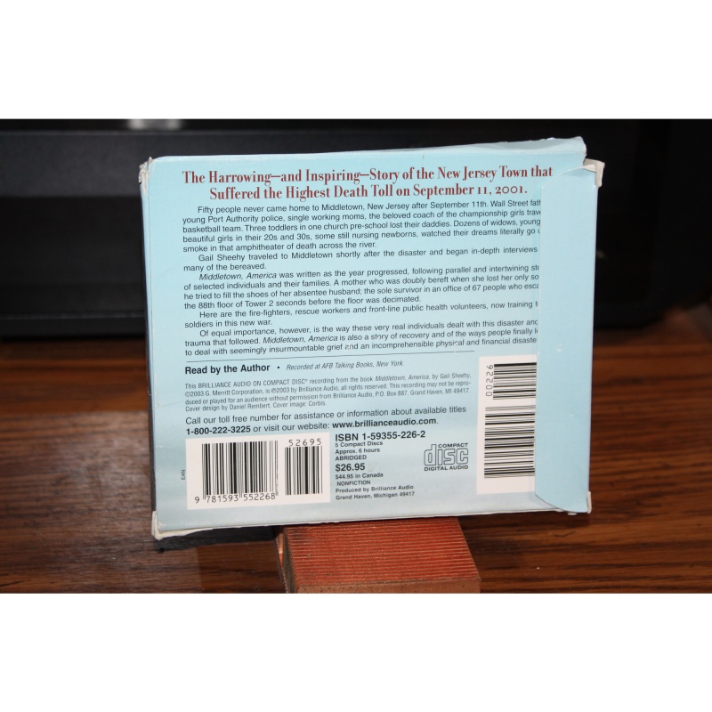 Middletown America One Towns Passage from Trauma to Hope by Gail Sheehy (CD)